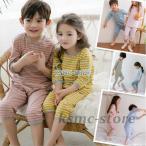 パジャマ 子供 キッズ ルームウェア 部屋着 子供パジャマ 女の子 男の子 ベビー セットアップ 2点セット 寝巻き 上下セット 綿 コットン 夏 可愛い ナイトウェア