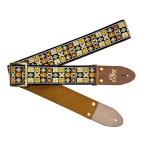 Elara Straps (エララストラップ) Knoxville Harvest Gold Ultrasuede 美しい 頑丈 プロ仕様 ギターストラップ