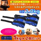 リストウエイト アンクルウエイト 1kg 2個セット 筋トレ ダイエット パワーリスト パワーアンクル リストウェイト アンクルウェイト