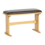  обеденный bench bench стул ширина 69cm из дерева PVC 2 местный . натуральный NA сборка товар 