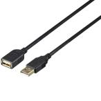  Buffalo USB2.0 удлинение кабель (A to A) карбоновый элемент .. включая модель 1m черный BSUAAFR210BK