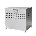 大型ダストボックスゴミ箱屋外用DST-700ガルバリウム鋼板メタルテック組立品