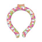 〔20個セット〕 飛衛門 TOBIEMON アイスリング Mサイズ デジタルジオメトリック オレンジ T-IR-DOMX20