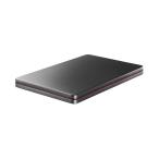 I-ODATAポータブルHDD blackred 2TB HDPX-UTSC2K HDPX-UTSC2K 外付けHDD USB-C＋USB-A接続 「カクうす アルミボディ