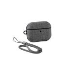  Elecom AirPods Pro 3 ткань Touch кейс MagSafe зарядка . соответствует гладкий . рука .... ощущение качества серый AVA-AP07CCGY