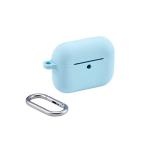  Elecom AirPods Pro 3 силиконовый чехол MagSafe зарядка . соответствует скольжение ... держать ... голубой AVA-AP07SCBU