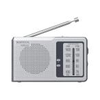 WINTECH AM/FM портативный радио горизонтальный батарея соответствует простой . аналог индикатор широкий FM серебряный KMR-63