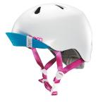 bern балка n Kids шлем NINA SATIN WHITE VISOR колено na атлас белый козырек 