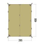 エバニュー タープ Tarp TC 4 ECQ204 EVERNEW