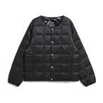 タイオン ジャケット ダウン ベーシック クルーネックボタン インナーダウンジャケット TAION-K104 キッズ TAION 25FW