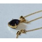 18kGP仕上げの素敵な3Aアイオライトのファセットカットゴールドネックレス