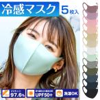 洗える マスク 5枚入り 乾燥対策 春 夏 ひんやり 冷感 3D 立体 繰り返し使える 布 おしゃれ UVカット 男女兼用 アイスシルク まとめクーポン ny290