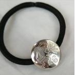 コンチョ　ヘアゴム シルバー925 ココペリ　3