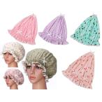 【新柄入荷】かわいいリボン付プリントナイトキャップ     5108-M　