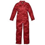 ☆【Dickies】レッドホークジップフロントカバーオール　赤 44 レギュラー