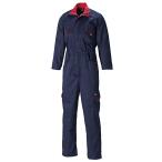 ☆【Dickies】レディースレッドホークジップフロントカバーオール　ネイビー/レッド 18