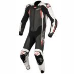 ☆【Alpinestars】Alpinestars GP Tech V2 1 Piece Leather Motorcycle Suit - Tech Air Bag Compatible　Black / White / Red | UK 40 / Eur 50