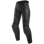 ☆【Dainese】Assenレディースレザーパンツ/ジーンズ　Black/Anthracite|Ladies UK 8