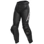 ☆【Dainese】デルタレディースレザーパンツ/ジーンズ　Black/Black/White|Ladies UK 12