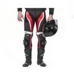☆【RST】Tractech Evo 2レザーオートバイパンツ/ジーンズ　Black/Red|UK 40/Eur 60