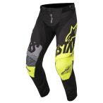☆【Alpinestars】テックスタースクリーマーモトクロスパンツ　ブラック/イエローフルオ/グレー