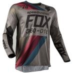 ☆【Fox】クロージング360 DRAFTRモトクロスジャージー - チャコール　2XL