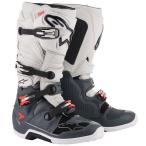 ☆【Alpinestars】Tech 7 Motocross Boot Dark Grey / Light Grey / Red Fluro