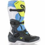 ☆【Alpinestars】Tech 3 Motocross Boot in　Cool Grey / Yellow Fluro / Cyan