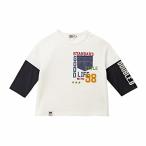 ミキハウス ダブルビー Ｔシャツ 男の子 女の子 ベビー キッズ 子供服 長袖 63-5202-387 140cm 白