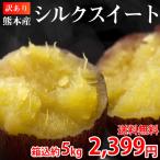 さつまいも 訳あり 5kg 箱込 シルクスイート 内容量4kg 補償分500g 送料無料 生芋 熊本県産 サツマイモ  焼き芋に 芋 いも