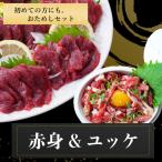 馬刺し 国産 赤身 約100g ユッケ 100g 50g×2 馬刺し 熊本 馬肉 おつまみ 高級 おためしセット お試し