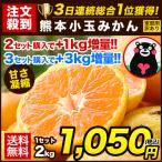 熊本小玉みかん 家庭用訳あり2kg 送料無料 2セット購入で+1kg増量 3S-Sサイズ混合※複数セット購入の際1箱おまとめ 10月中旬-10月末頃より順次出荷