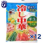 【夏季限定品】【五木食品】 半生冷やし中華＜2人前＞ 252g×1個（常温保存OK！ レモン果汁入りスープ醤油味）（JAN 4901726015940）