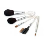 熊野筆メイクブラシ５本セット[ホワ...