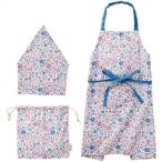 500712 Lisa Kids фартук 3P комплект BL голубой 