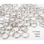  выгода! 1.6×7mm кольцо круг can никель 100 шт. комплект 