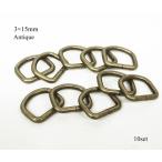 3×15mm месяц can античный 10 шт. комплект kume1215-AT