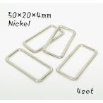 50×20×4mm угол can серебряный 4 штук комплект kume508