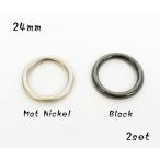 24mm круг линия литье кольцо коврик никель черный 2 шт. комплект kume587