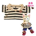  мягкая игрушка одежда рубашка-поло зеленый × крем окантовка tops Duffy S BeMineBear