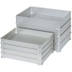 /即納/ アルミ バット システムバット 50 小 日本製 アカオ / 餃子バット 硬質アルミ カギ型 番重トレー フードコンテナ 揚げ物 フタ 蓋 アカオアルミ 業務用