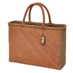 山葡萄バッグかごバッグレザーコンビ...