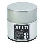 茶筒 和紙茶筒ぽッ・かん MULTICAN 中 842063  アルミ / 日本製 美濃和紙 和柄 和風 茶缶 お茶っ葉入れ おしゃれ 茶葉 紅茶 緑茶 コーヒー豆 てまひま工房