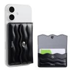 ショッピングiface [ハミィ] iFace BeBling MagSafe対応 カードウォレット MagSynq (ブラック)