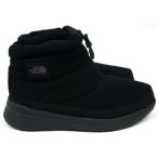 ショッピングブーティー 送料無料 ノースフェイス　ウィメンズ ヌプシ ブーティ ウォータープルーフ ロゴ ショート　NFW52280　KK：TNFブラック×TNFブラック　5(22.0)