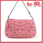Yahoo! Yahoo!ショッピング(ヤフー ショッピング)COACH コーチ リストレット アシュレイ レース レザー ラージ F48807 SV/RO（ローズ） 送料無料