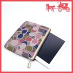 COACH コーチ タブレットケース ギャラリー スカーフ スリーブ iPad F61792 SV/MC(マルチカラー)
