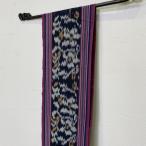 イカット 200×25cm 紫系 002 壁掛け テーブルランナー タペストリー バリ雑貨 アジアン雑貨 モダン インテリア リビング エスニック