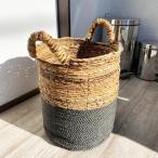 ランドリーバスケット かご カゴ 収納 取っ手付 大型 H40×W33cm (1531) バリ島製