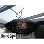 バリ島製 ペンダントランプ ラタン 茶 吊り下げランプ 照明 間接照明 インテリア アジアン雑貨